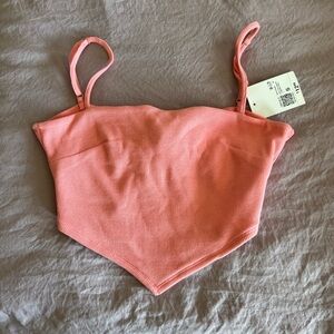 Forever 21 Pink Tie Back Cami Top, NWT size small